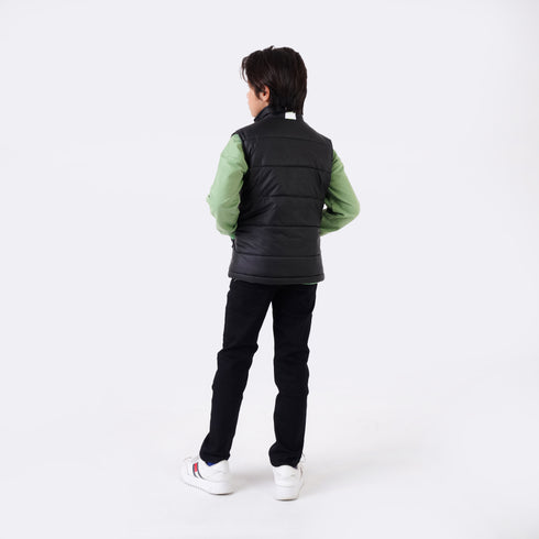 BLACK GILET JACKET