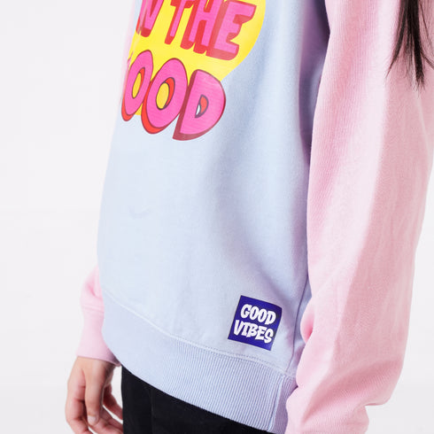 FOCUS ON GOOD PRINTED SWEATSHIRT
