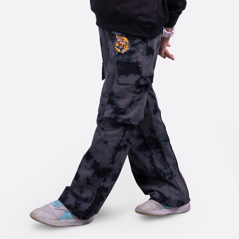 CARGO POCKET TIE & DYE TROUSER