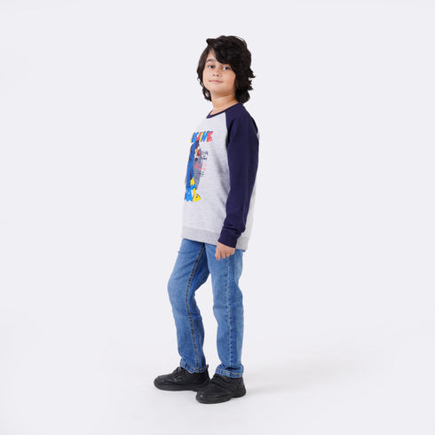 CREATIVE SOUL PRINTED SWEATSHIRT