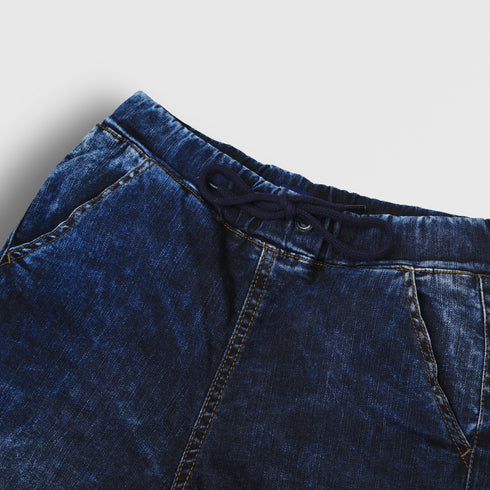 Boys Slim Fit Dark Blue Jeans