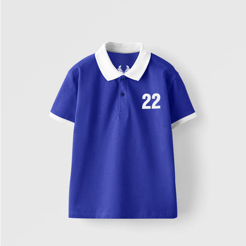 BLue 22 Graphic Polo Shirt