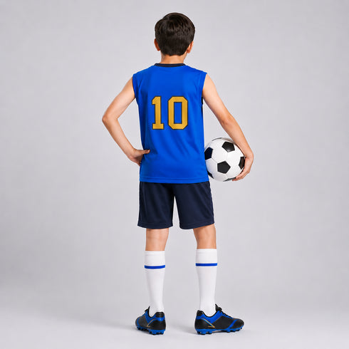 France Football Fan Tank & Shorts Co-Ord Set