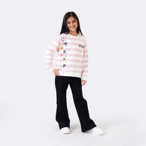 KITTY & FRIENDS PRINTED SWEATSHIRT