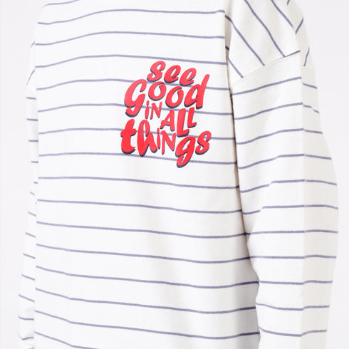 STRIPER PRINTED SWEATSHIRT