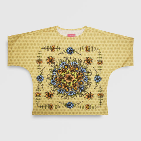 PRINTED OVER SIZED Top -