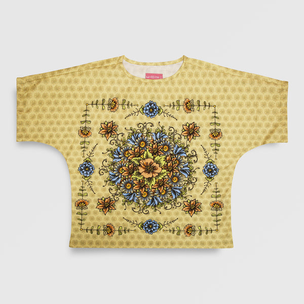 PRINTED OVER SIZED Top -