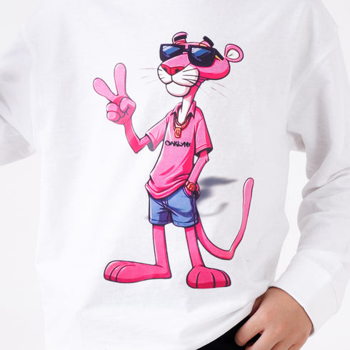 PINK PANTHER PRINTED SWEATSHIRT