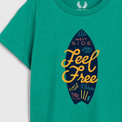 SURFING BOARD GRAPHIC T-SHIRT