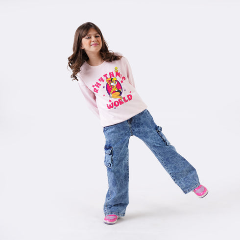 RHYTHMIC PRINTED SWEATSHIRT