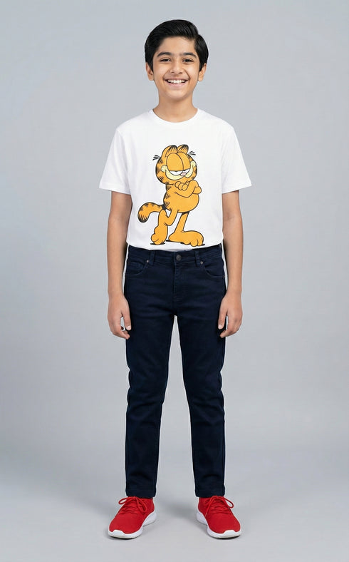 Classic Navy Straight Fit Jeans