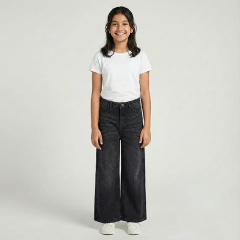 Black Relaxed Fit Jeans