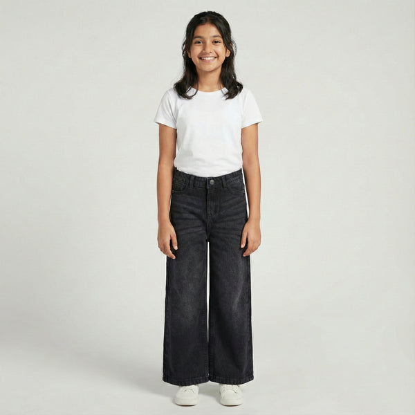 Black Relaxed Fit Jeans