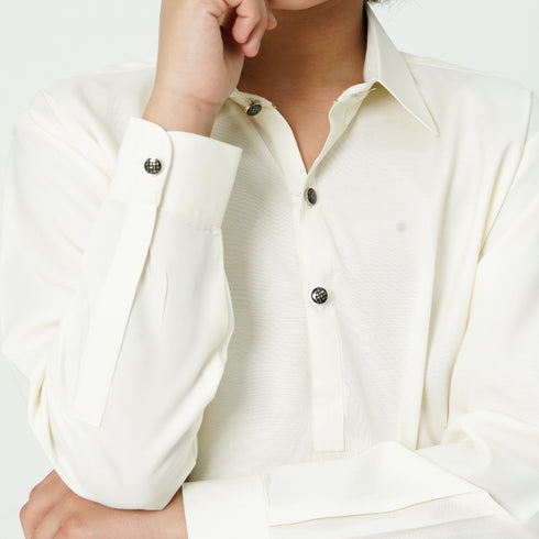 Off White Wash n Wear Suit