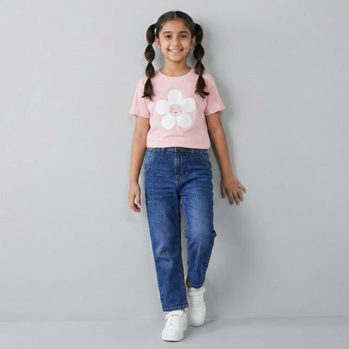 Dark Blue Straight Fit Jeans