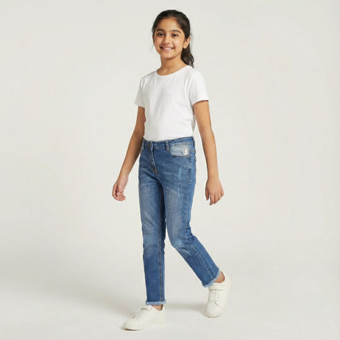 Casual Ripped Slim Jeans