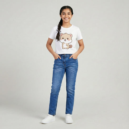 Mid Blue Slim Fit Jeans