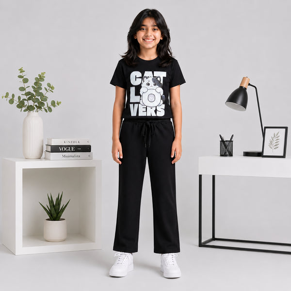 Cat Lovers Two-Piece Lounge Set