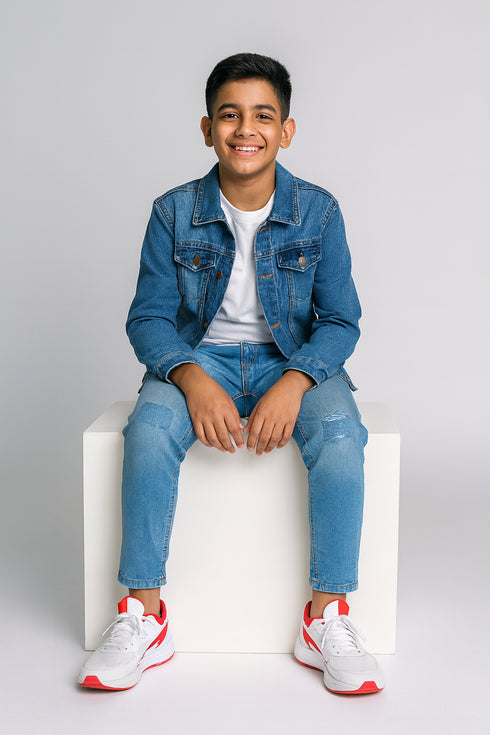 Slim Fit Light Wash Jeans