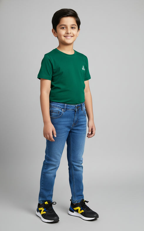 Medium Wash Blue Jeans