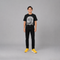 Boys' Slim Fit Solid Jet Black Jeans