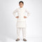 3pc Off White Kameez Shalwar Suit