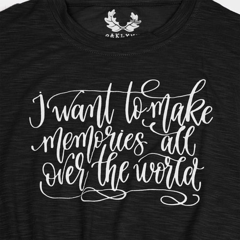 Memories Black Graphic Tee