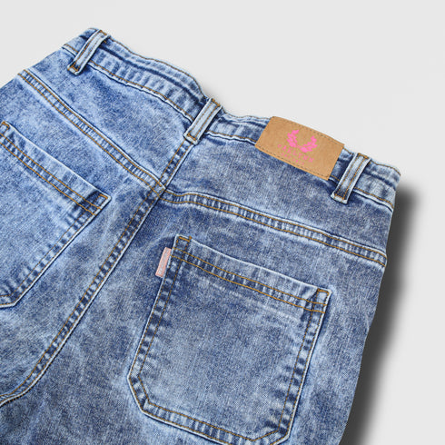 WIDE-LEG CARGO JEANS