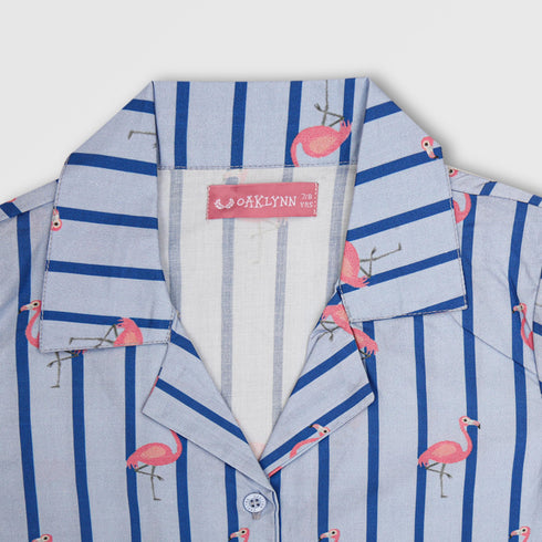 FLAMINGO PRINTED TOP