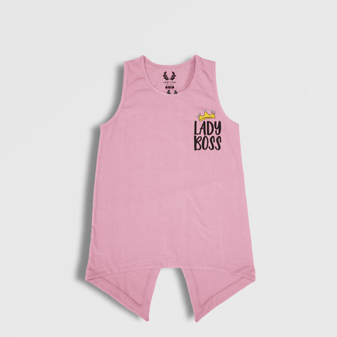 Lady Boss Pink Tank Tee