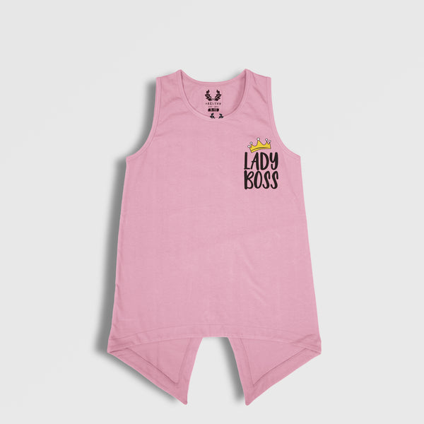Lady Boss Pink Tank Tee