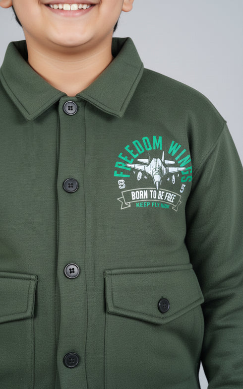 Fly High Buttoned Tracksuit