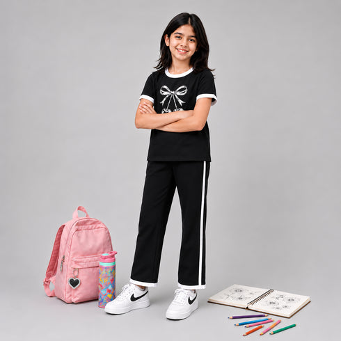 Cherry Ringer Tee & Track Pants Set