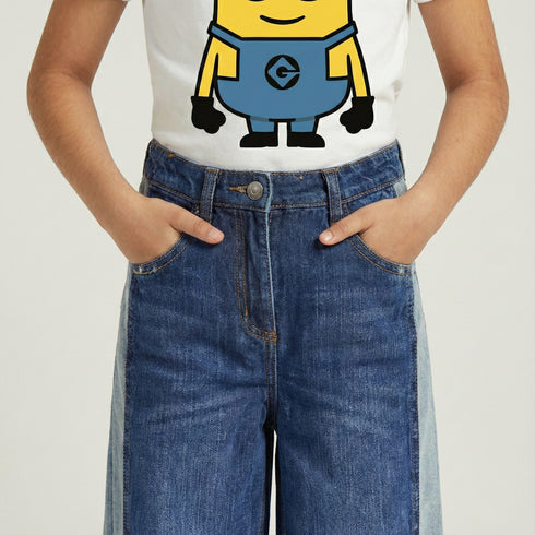 Side Stripe Flare Jeans