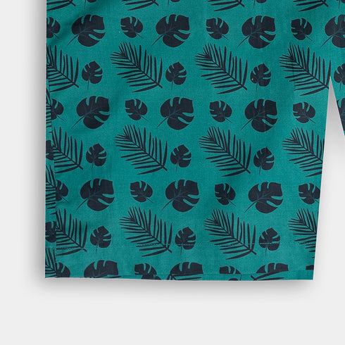 Boys Printed 2 Pcs Sets In Green