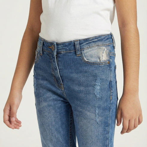 Casual Ripped Slim Jeans