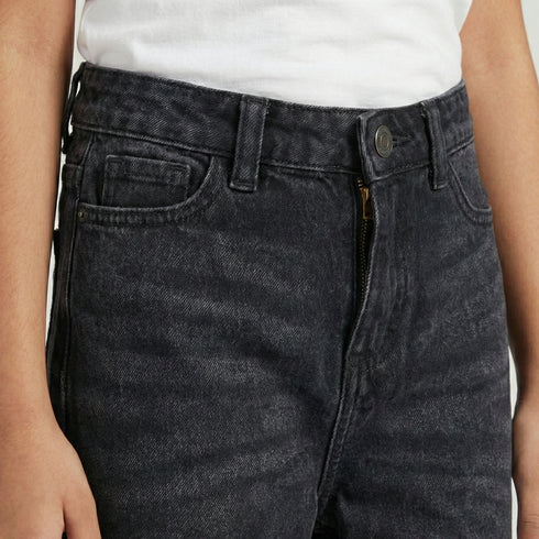 Black Relaxed Fit Jeans