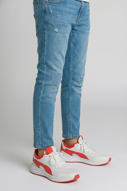 Slim Fit Light Wash Jeans