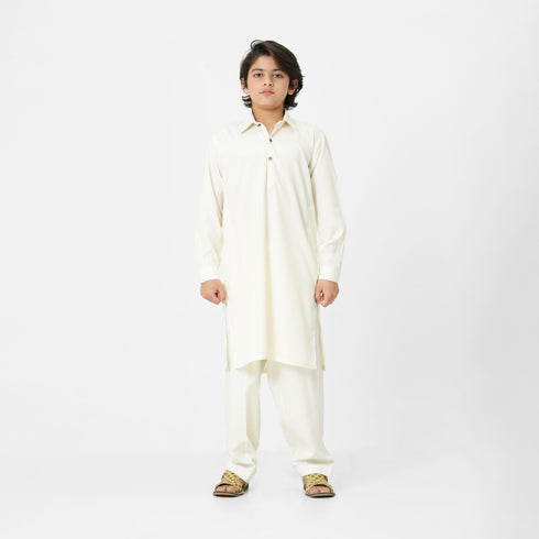 Off White Wash n Wear Suit