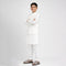 3pc White Kameez Shalwar Suit