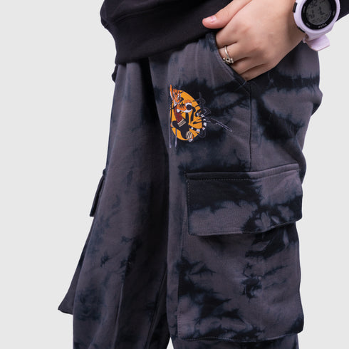 CARGO POCKET TIE & DYE TROUSER