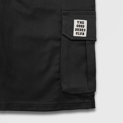 Black Cargo Shorts