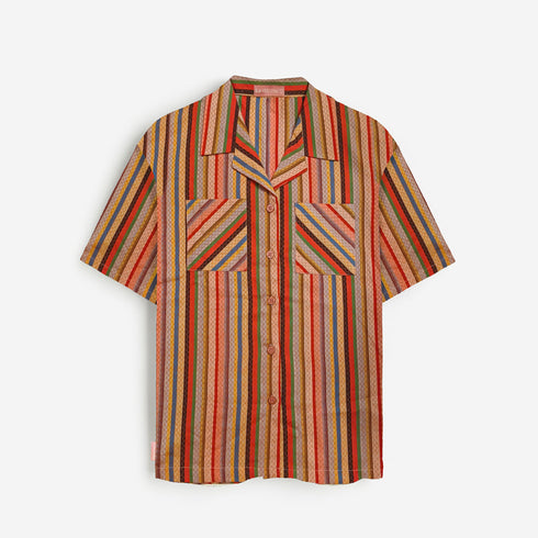 Stripped Relaxed Top - Multi Color