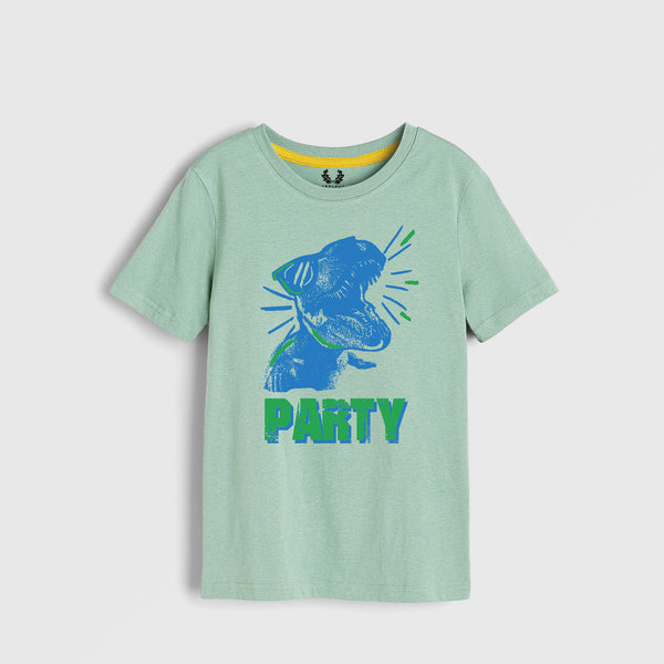 DINO PARTY GRAPHIC T-SHIRT