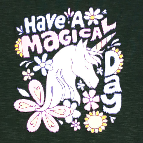 Unicorn Slogan Graphic Tee