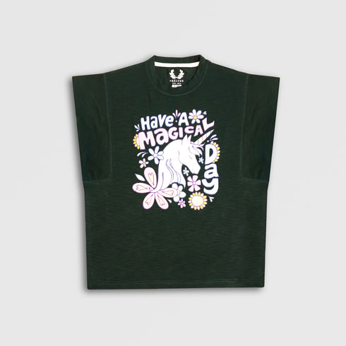 Unicorn Slogan Graphic Tee