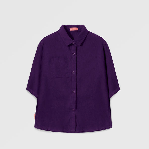Button Down Shirt - Purple