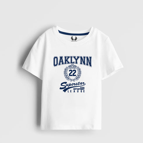 Oaklynn White Graphic T-Shirt
