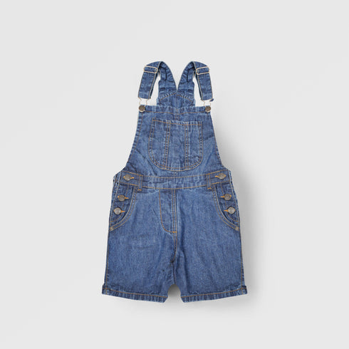 Blue Dungarees Shorts