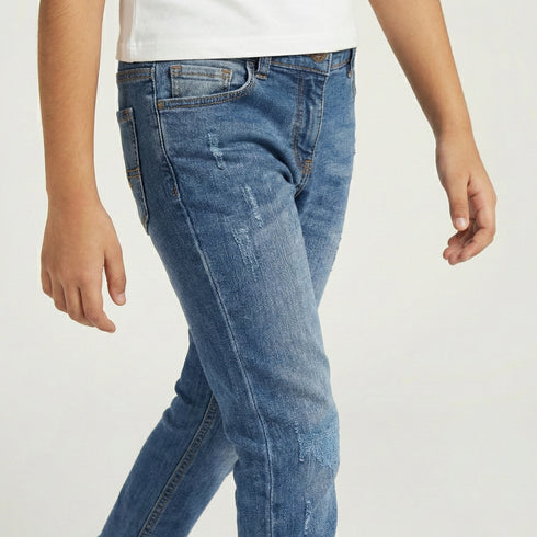 Casual Ripped Slim Jeans
